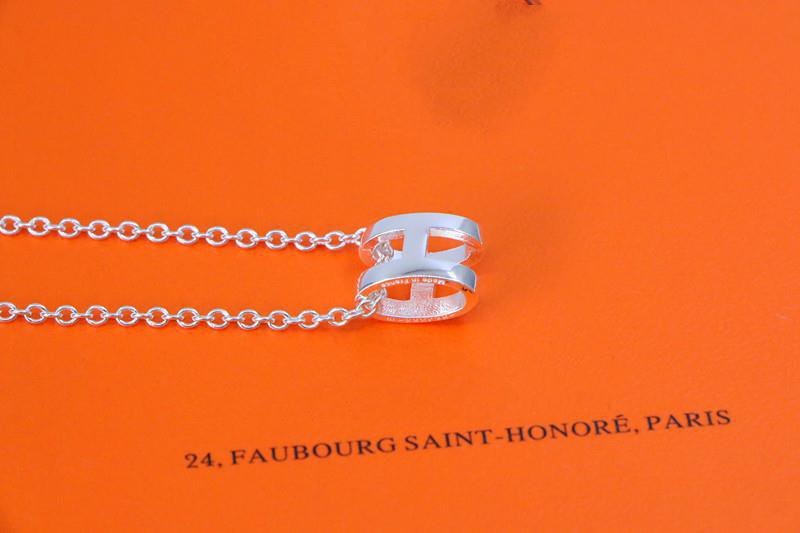 [Saipan]HM NECKLACE H LETTER OVAL SERIES