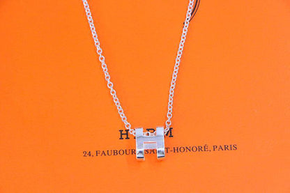 [Saipan]HM NECKLACE H LETTER OVAL SERIES