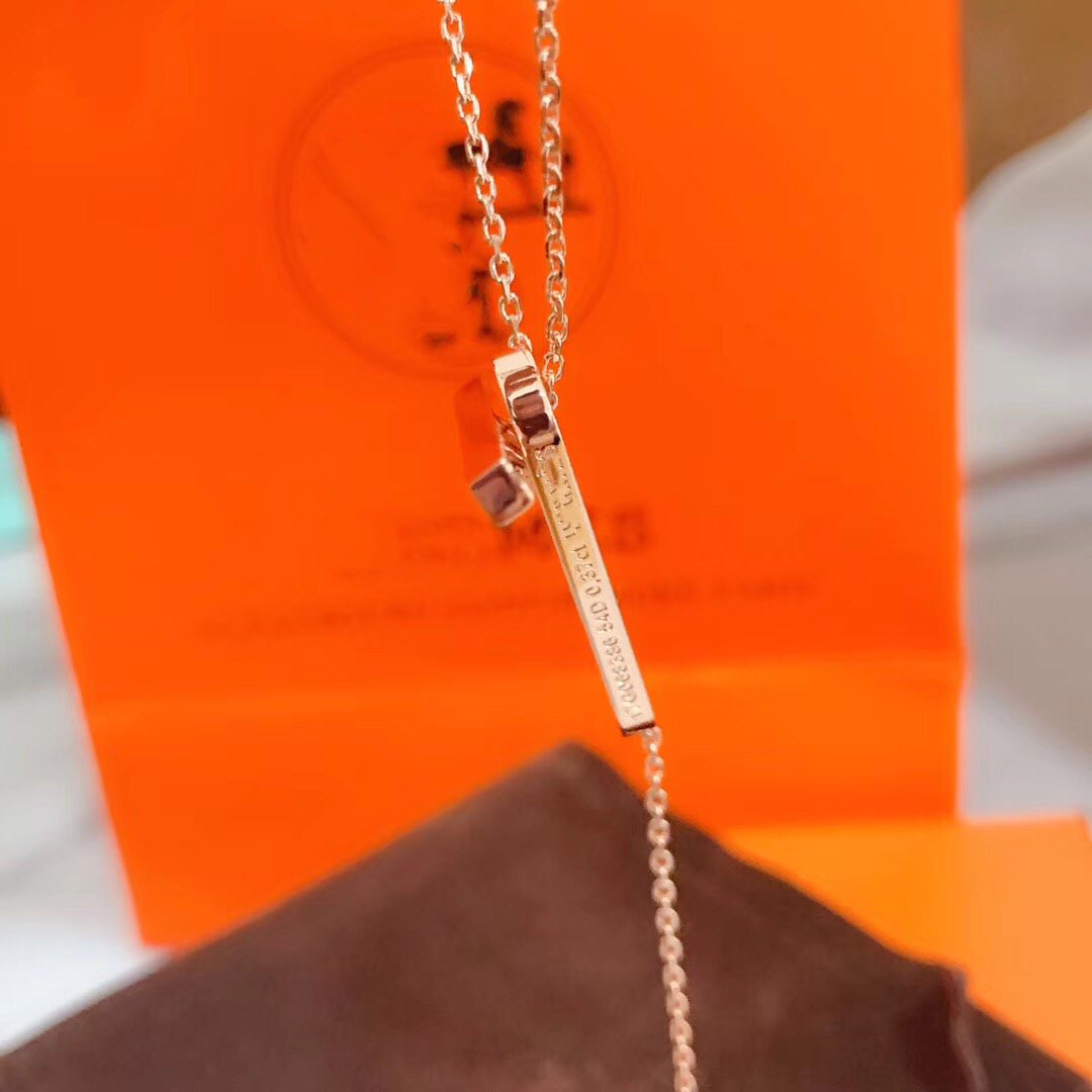[Saipan]HM NECKLACE PLATINUM ROSE GOLD DIAMOND
