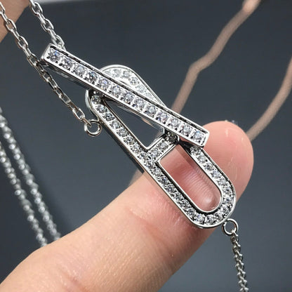 [Saipan]HM NECKLACE PLATINUM ROSE GOLD DIAMOND
