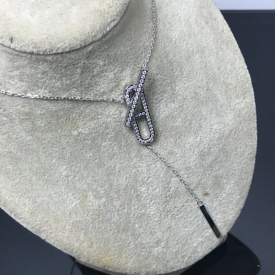 [Saipan]HM NECKLACE PLATINUM ROSE GOLD DIAMOND