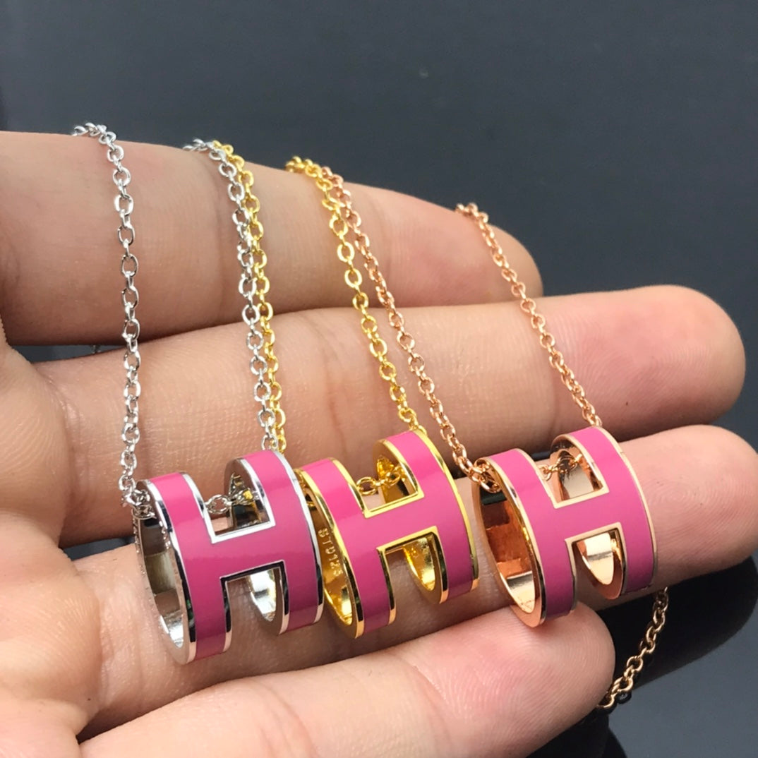 [Saipan]H NECKLACE PINK