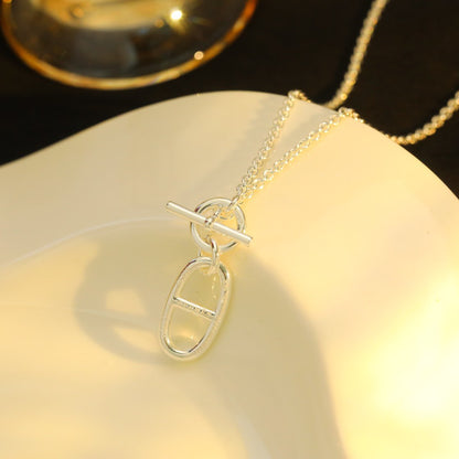 [Saipan]HM CHAINE D'ANCRE PENDANT NECKLACE STERLING SILVER