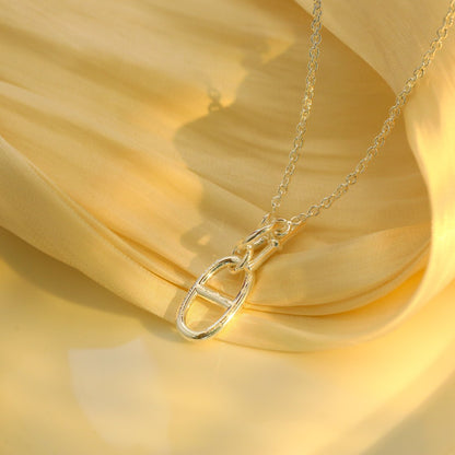 [Saipan]HM CHAINE D'ANCRE PENDANT NECKLACE STERLING SILVER