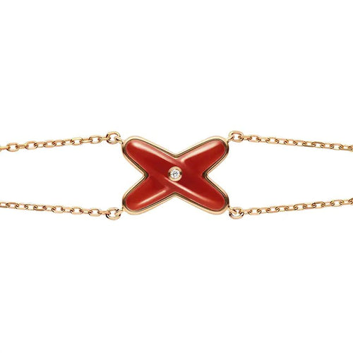 [Saipan]JEUX BRACELET CARNELIAN ROSE GOLD 1 DIAMOND