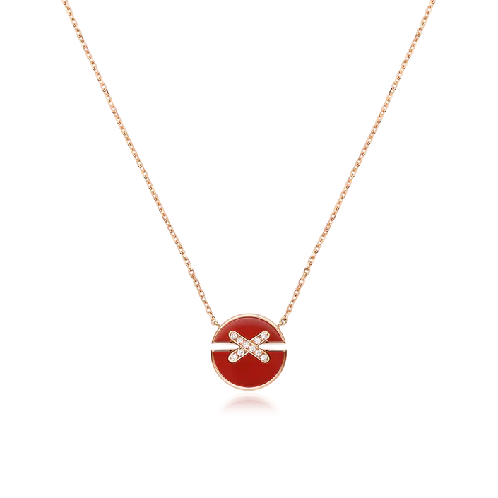 [Saipan]JEUX DE ROSE GOLD DIAMOND NECKLACE