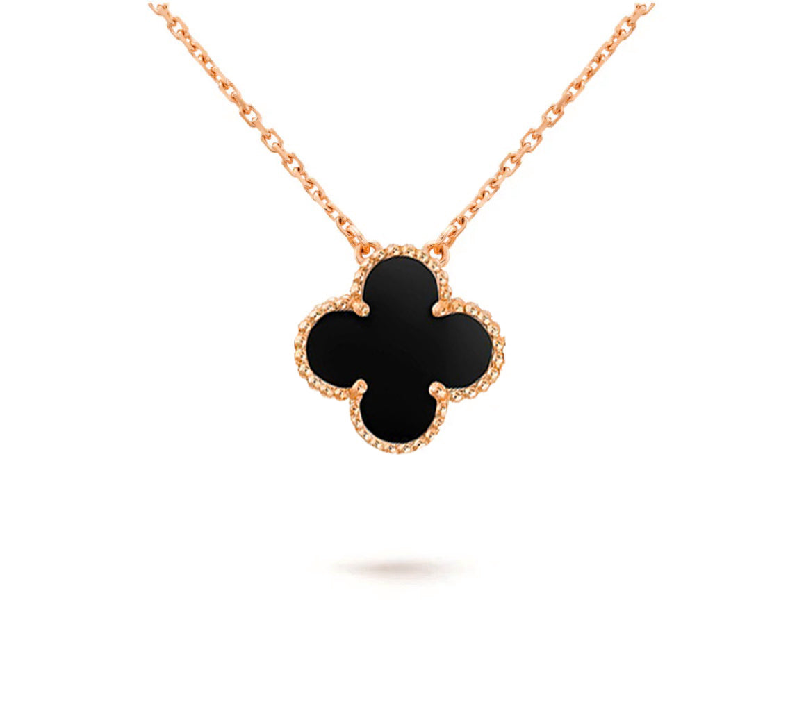 [Saipan]15MM CLOVER FLOWER PENDANT NECKLACE COLLECTION