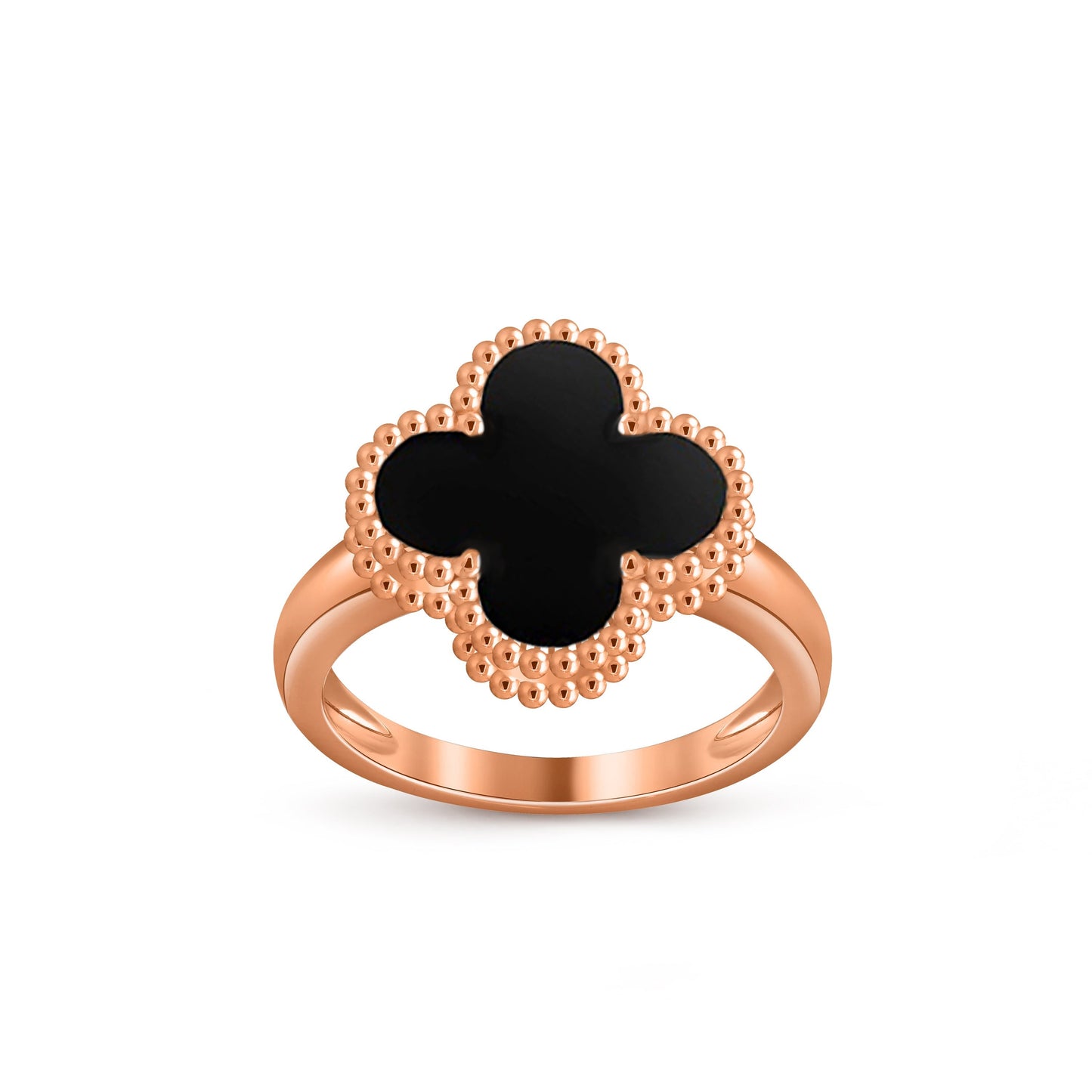 [Saipan]LUCKY CLOVER VINTAGE ROSE GOLD RING COLLECTION