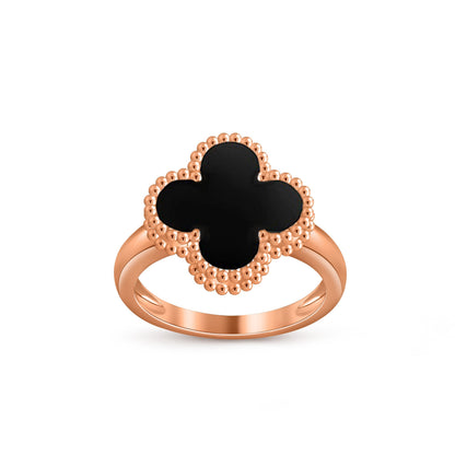 [Saipan]LUCKY CLOVER VINTAGE ROSE GOLD RING COLLECTION