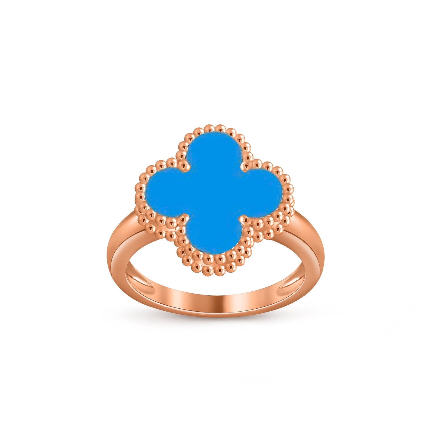 [Saipan]LUCKY CLOVER VINTAGE ROSE GOLD RING COLLECTION