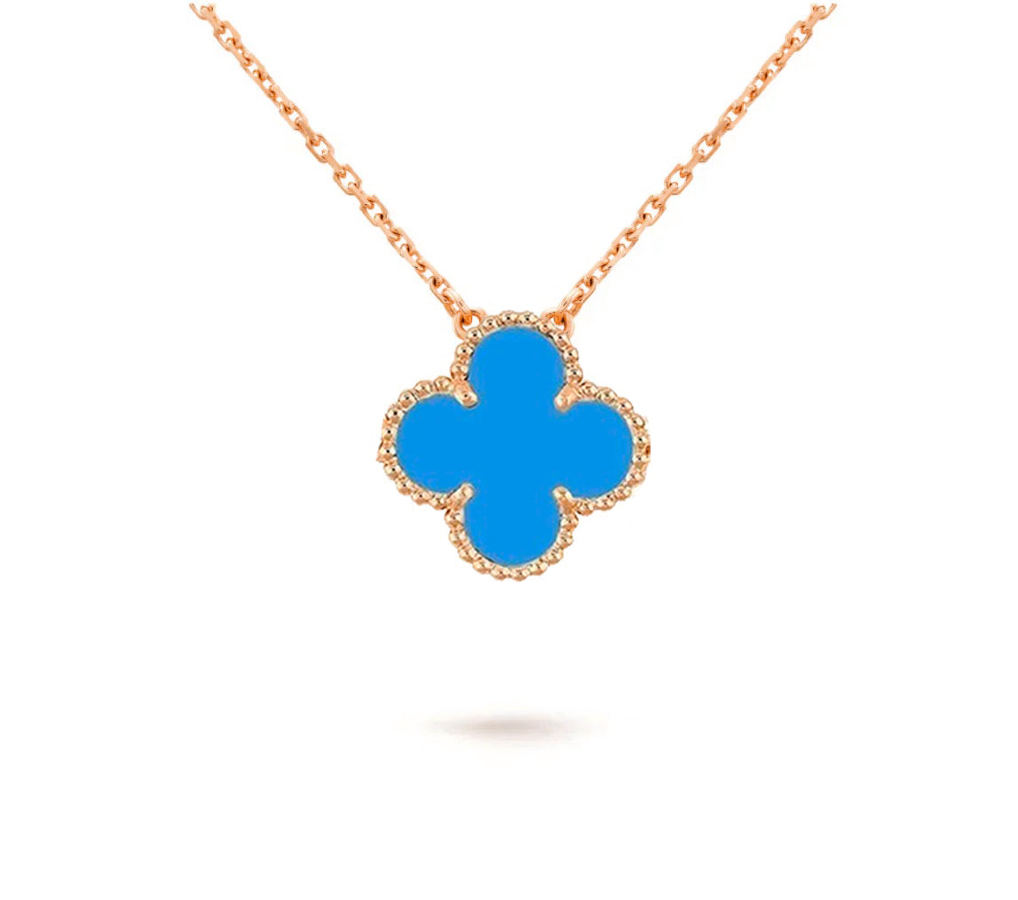 [Saipan]15MM CLOVER FLOWER PENDANT NECKLACE COLLECTION