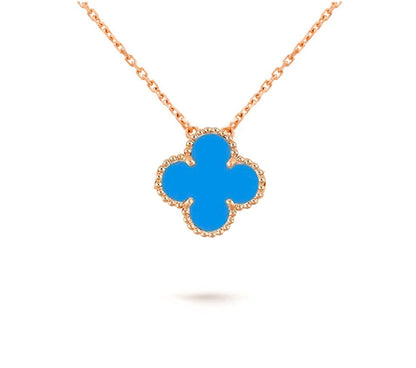 [Saipan]15MM CLOVER FLOWER PENDANT NECKLACE COLLECTION