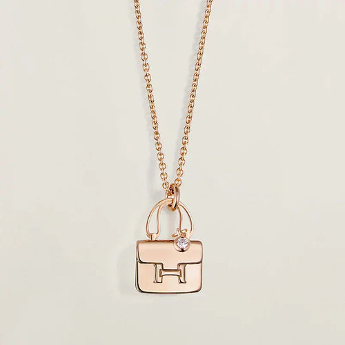 [Saipan]AMULETTE PEDANT ROSE GOLD NECKLACE