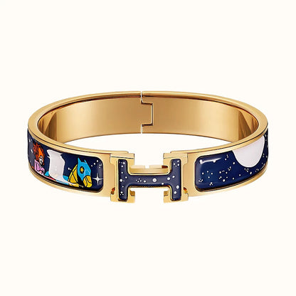 [Saipan]H STAR AND MOON BRACELET 12MM