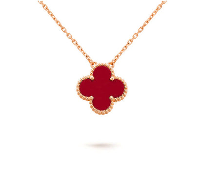[Saipan]15MM CLOVER FLOWER PENDANT NECKLACE COLLECTION