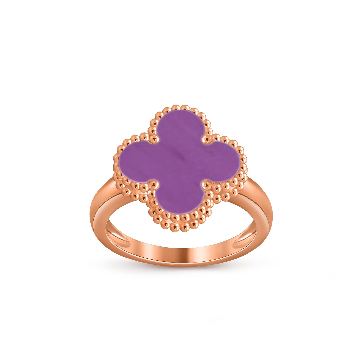 [Saipan]LUCKY CLOVER VINTAGE ROSE GOLD RING COLLECTION