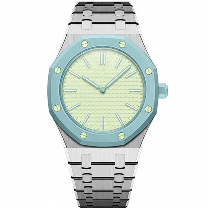 [Saipan]OAK POP EXCLUSIVE SILVER STEEL STRAP
