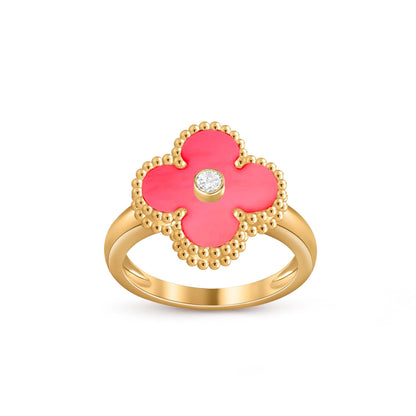 [Saipan]LUCKY CLOVER DIAMOND-ACCENT GOLD RING COLLECTION
