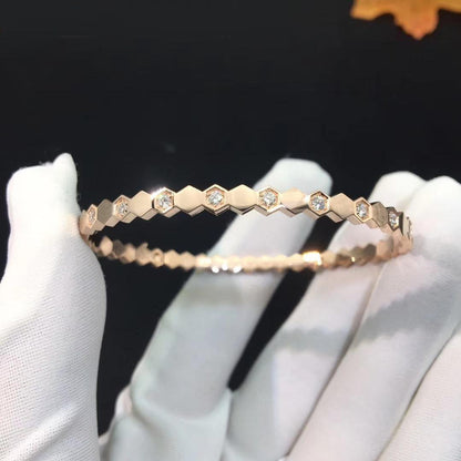 [Saipan]BEE LOVE ROSE GOLD DIAMOND BRACELET