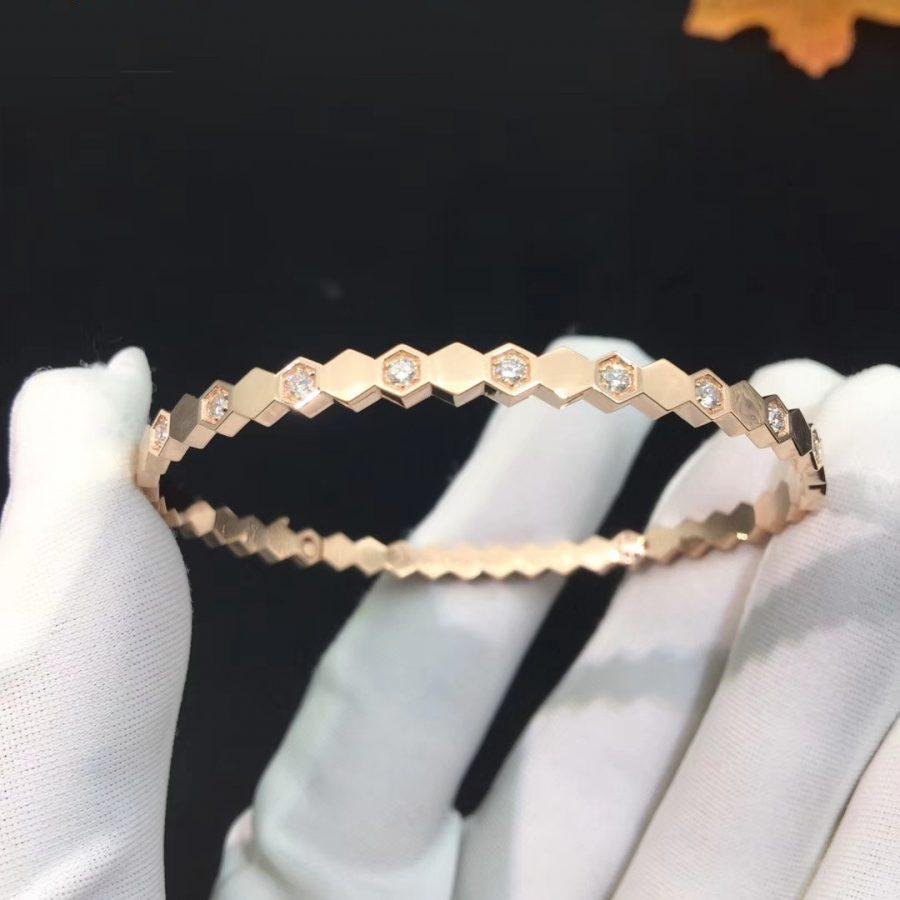 [Saipan]BEE LOVE ROSE GOLD DIAMOND BRACELET