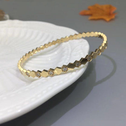[Saipan]BEE LOVE GOLD DIAMOND BRACELET