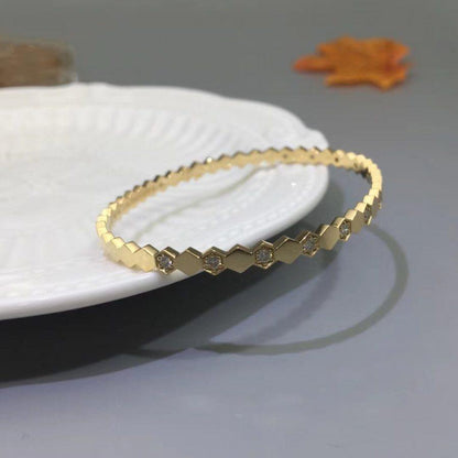 [Saipan]BEE LOVE GOLD DIAMOND BRACELET