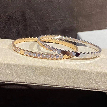 [Saipan]BEE LOVE GOLD BRACELET FULL DIAMOND