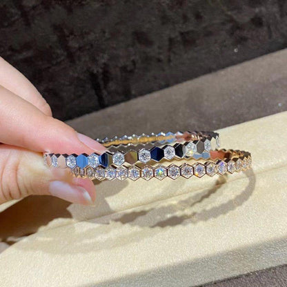 [Saipan]BEE LOVE GOLD BRACELET FULL DIAMOND