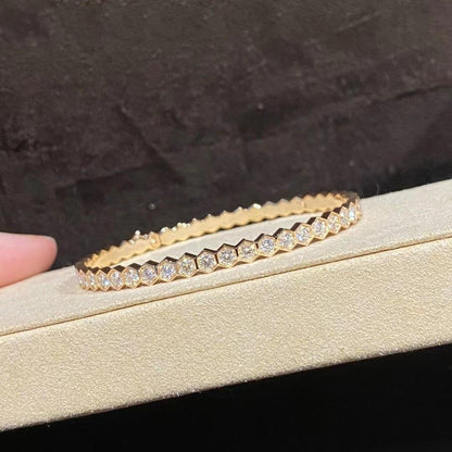 [Saipan]BEE LOVE GOLD BRACELET FULL DIAMOND
