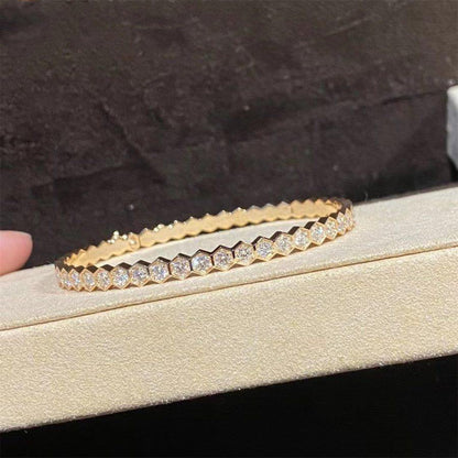 [Saipan]BEE LOVE GOLD BRACELET FULL DIAMOND