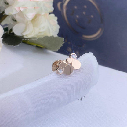 [Saipan]BEE LOVE ROSE GOLD DIAMOND EARRINGS
