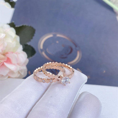 [Saipan]BEE LOVE RING ROSE GOLD 1 DIAMOND