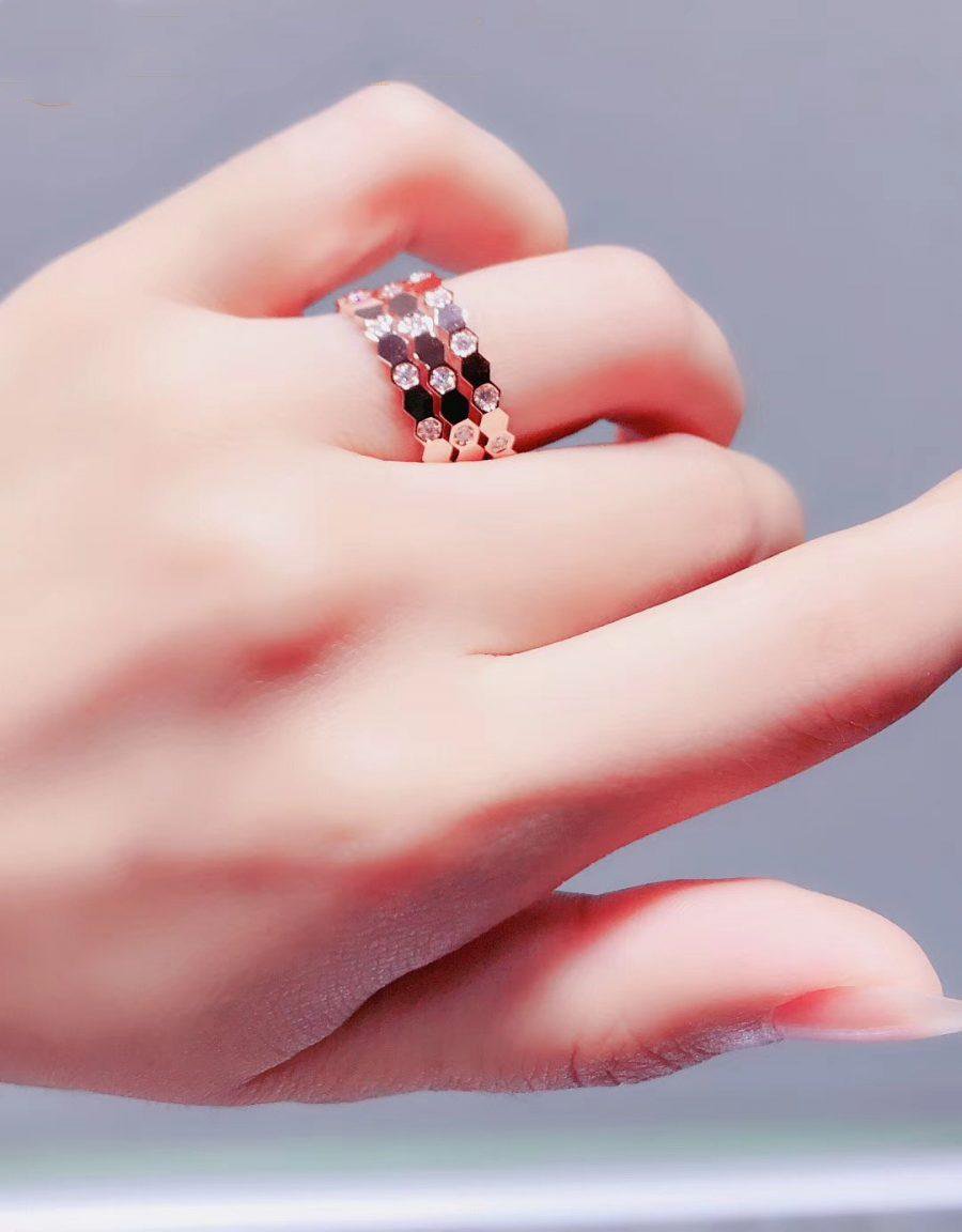 [Saipan]BEE LOVE RING ROSE GOLD DIAMOND