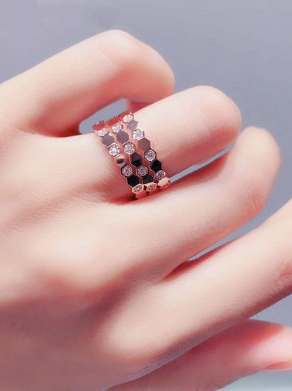 [Saipan]BEE LOVE RING ROSE GOLD DIAMOND