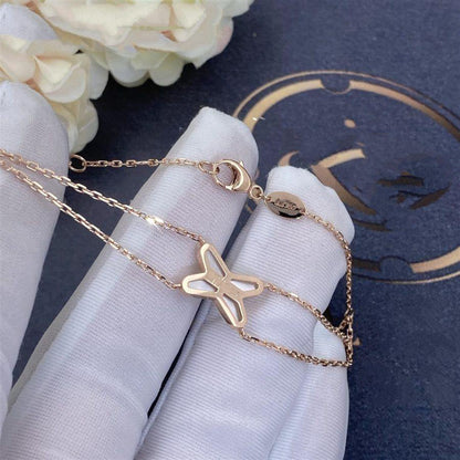 [Saipan]JEUX BRACELET WHITE MOP ROSE GOLD 1 DIAMOND