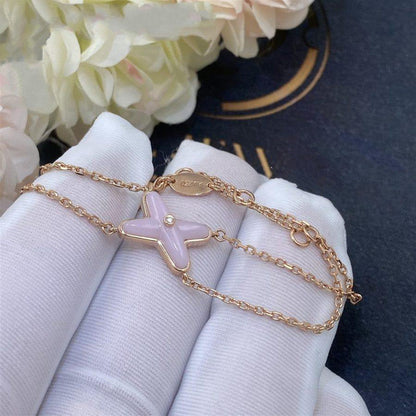 [Saipan]JEUX BRACELET PINK MOP ROSE GOLD 1 DIAMOND