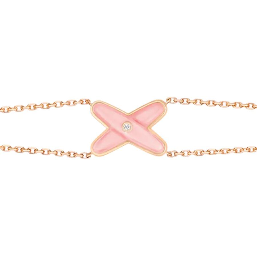 [Saipan]JEUX BRACELET PINK MOP ROSE GOLD 1 DIAMOND