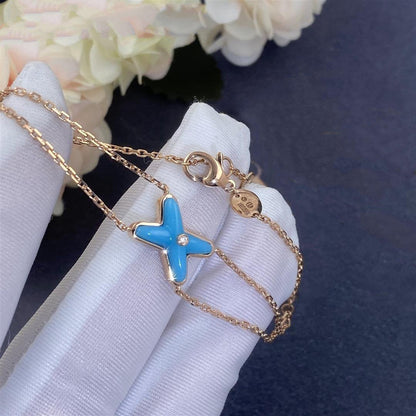 [Saipan]JEUX BRACELET TURQUOISE ROSE GOLD 1 DIAMOND