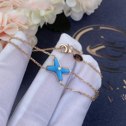 [Saipan]JEUX BRACELET TURQUOISE ROSE GOLD 1 DIAMOND