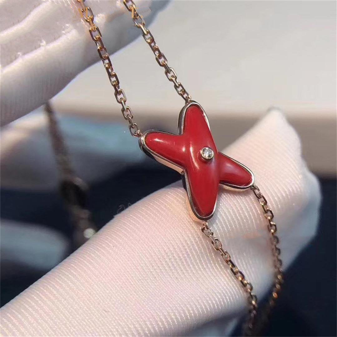 [Saipan]JEUX BRACELET CARNELIAN ROSE GOLD 1 DIAMOND