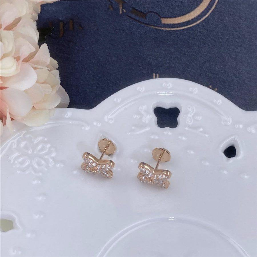 [Saipan]JEUX DE ROSE GOLD DIAMOND EARRINGS