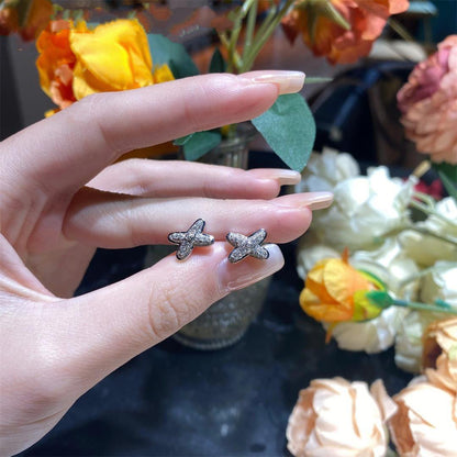[Saipan]JEUX DE SILVER DIAMOND EARRINGS