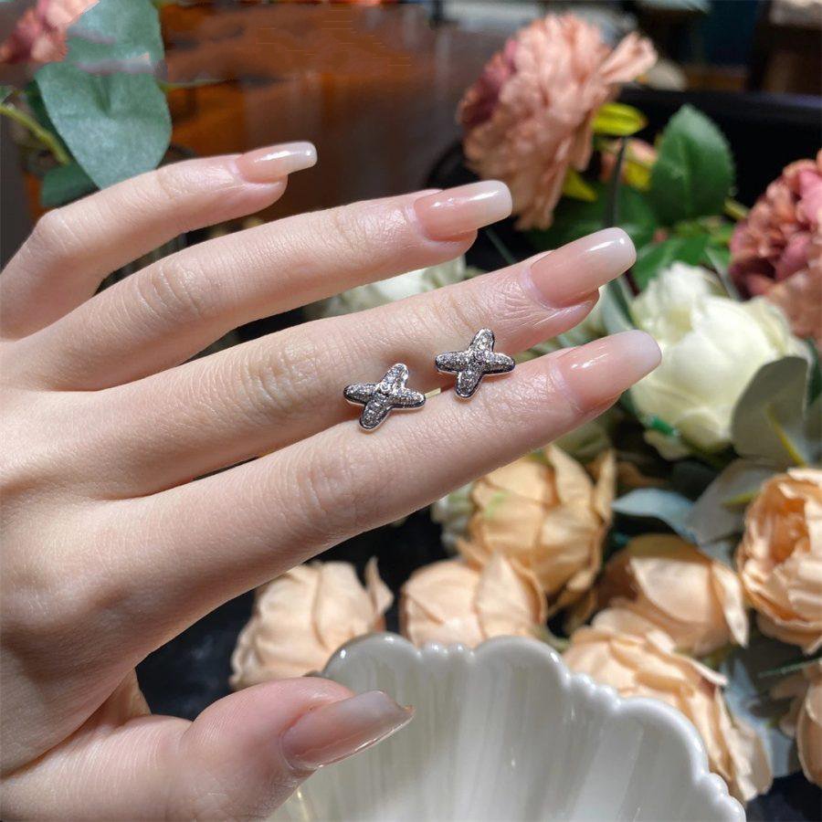 [Saipan]JEUX DE SILVER DIAMOND EARRINGS