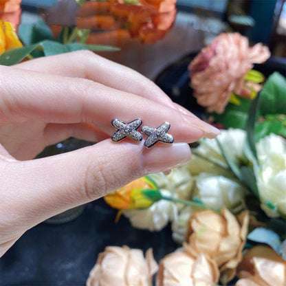[Saipan]JEUX DE SILVER DIAMOND EARRINGS