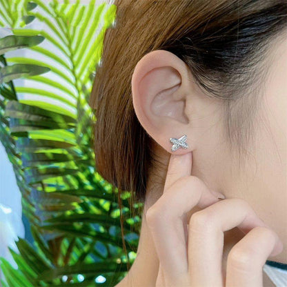 [Saipan]JEUX DE SILVER DIAMOND EARRINGS