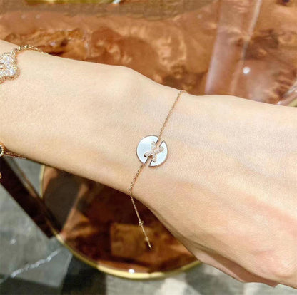 [Saipan]JEUX DE BRACELET MOP ROSE GOLD DIAMONDS