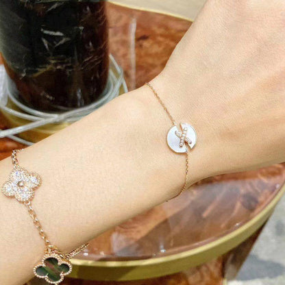 [Saipan]JEUX DE BRACELET MOP ROSE GOLD DIAMONDS