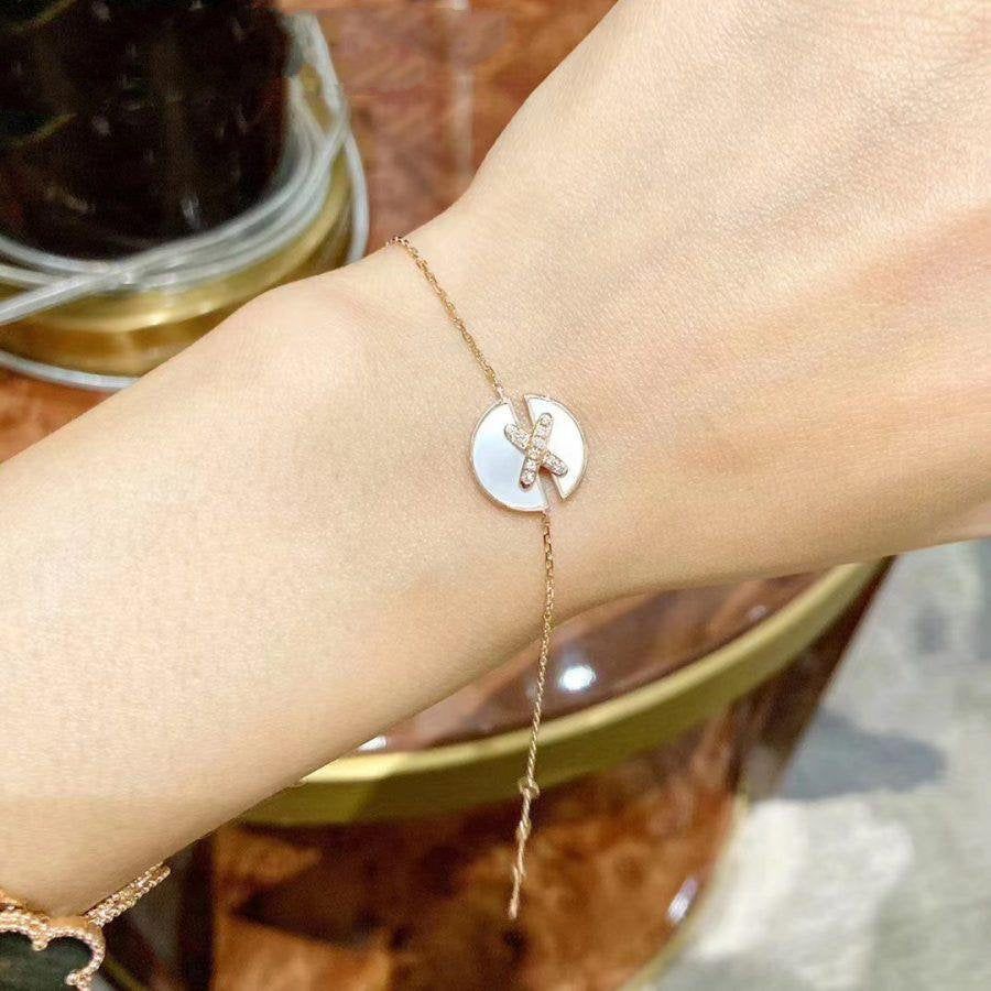 [Saipan]JEUX DE BRACELET MOP ROSE GOLD DIAMONDS