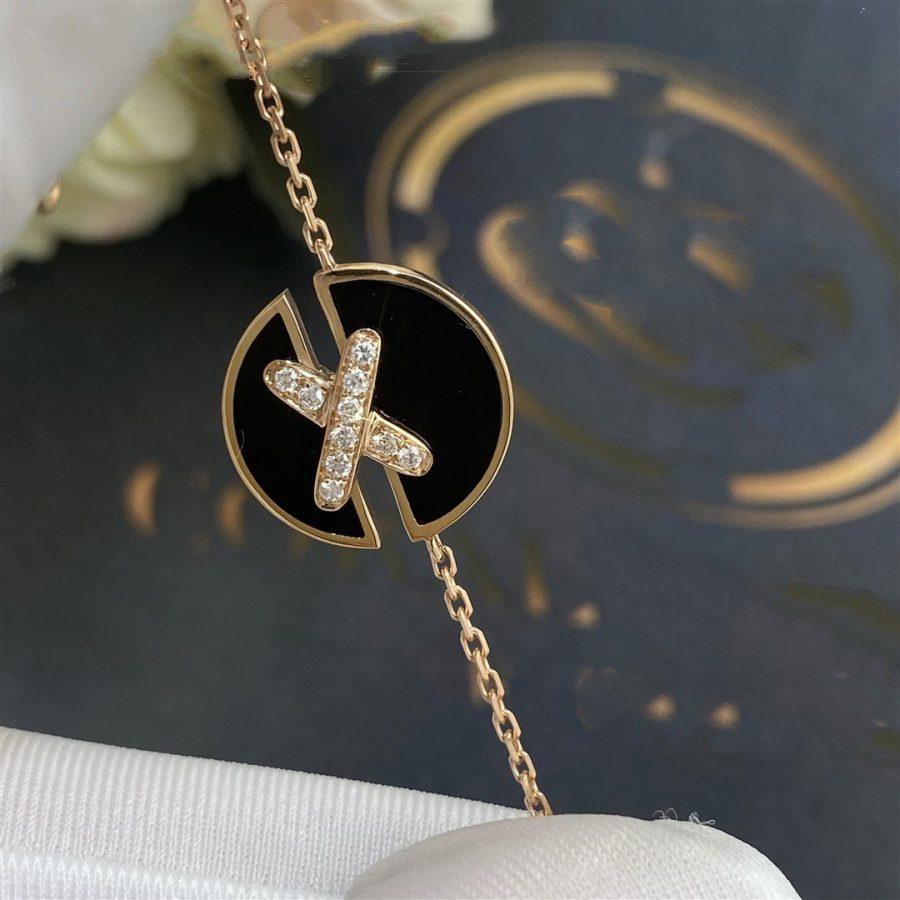 [Saipan]JEUX DE BRACELET ONYX ROSE GOLD DIAMOND