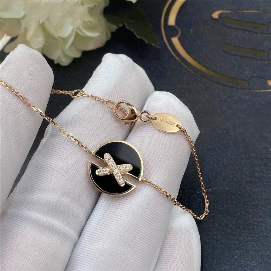 [Saipan]JEUX DE BRACELET ONYX ROSE GOLD DIAMOND